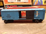 Vtg Lionel Trains O Gauge 6464 475 Boston & Maine Blue Box Car w/Box Good Shape!