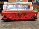 Vtg Lionel Trains O Gauge 9112 Rio Grande D & RGW Open Hopper Car w/Box