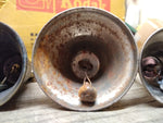 Vtg 3 Piece Brass Teddy Bear and School Bell Lot with Strikers Sounds Great!