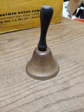 Vtg 3 Piece Brass Teddy Bear and School Bell Lot with Strikers Sounds Great!
