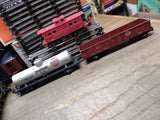 Vtg American Flyer S Gauge 4-4-2 Steam Loco 21160 w/3 Cars 22pc Track Untested