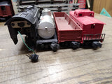 Vtg American Flyer S Gauge 4-4-2 Steam Loco 21160 w/3 Cars 22pc Track Untested