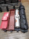 Vtg American Flyer S Gauge 4-4-2 Steam Loco 21160 w/3 Cars 22pc Track Untested