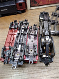 Vtg American Flyer S Gauge 4-4-2 Steam Loco 21160 w/3 Cars 22pc Track Untested