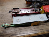 Vtg 9 Piece S Gauge American Flyer Trains Parts Repair Lot Crane Tanker Log Milk
