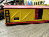 Vtg 9 Piece S Gauge American Flyer Trains Parts Repair Lot Crane Tanker Log Milk