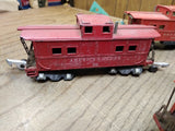 Vtg 6 Piece S Gauge American Flyer Trains Caboose Parts Repair Lot 484 630 638