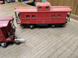 Vtg 6 Piece S Gauge American Flyer Trains Caboose Parts Repair Lot 484 630 638