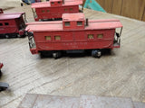 Vtg 6 Piece S Gauge American Flyer Trains Caboose Parts Repair Lot 484 630 638