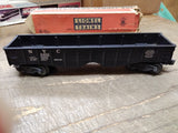 Vtg Lionel Trains O Gauge 6462 NYC Black Gondola Car w/Box Good Shape!