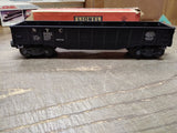 Vtg Lionel Trains O Gauge 6462 NYC Black Gondola Car w/Box Good Shape!