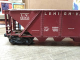 Vtg Lionel Trains O Gauge 643625 Lehigh Valley Red Quad Hopper Car w/Box!