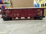 Vtg Lionel Trains O Gauge 643625 Lehigh Valley Red Quad Hopper Car w/Box!
