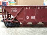 Vtg Lionel Trains O Gauge 643625 Lehigh Valley Red Quad Hopper Car w/Box!