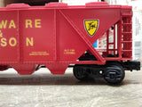 Vtg Lionel Trains O/O27 Gauge Delaware & Hudson 6124 Covered Hopper Car w/Box