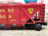 Vtg Lionel Trains O/O27 Gauge Delaware & Hudson 6124 Covered Hopper Car w/Box