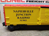 Vtg O and O27 Gauge Lionel 6413 Napierville Junction Railway Box Car w/Box Nice!