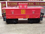 Vtg O and O27 Gauge Trains K Line Santa Fe ATSF 6126 Red Caboose w/Box!