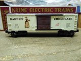 Vtg O and O27 Gauge Trains K Line 6435 Baker's Chocolate Box Car w/Box!
