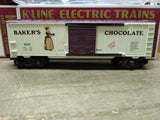 Vtg O and O27 Gauge Trains K Line 6435 Baker's Chocolate Box Car w/Box!