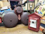 Vtg GAMEWELL Fire Alarm Pull Station w/SCHWARZE #23 Universal Bells All Working!