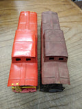 Vtg 2 Pc S Gauge American Flyer Lines 3211 Caboose Parts Repair Pressed Steel