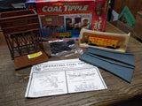 Vtg Life Like HO Scale Operating Coal Tipple with Union Pacific Hopper Car Box!