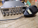 Uniden PC76XL Mobile Transceiver CB Radio and Astatic 636L Microphone