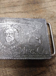 Vtg Colt's MFG Co Patent Firearms 4" x 2" Belt Buckle USA Pall Mall London