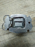Vtg American Firefighters Emblem FD 2 Fire Truck MBCI Belt Buckle 3.25" Sharp!