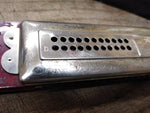 Vtg M Hohner #682 Marine Band Echo 160 Reed 4 Key Tremolo Concert Harp Harmonica