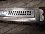 Vtg M Hohner #682 Marine Band Echo 160 Reed 4 Key Tremolo Concert Harp Harmonica