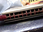 Vtg M Hohner #682 Marine Band Echo 160 Reed 4 Key Tremolo Concert Harp Harmonica