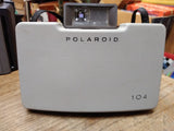 Vtg Polaroid Automatic 104 Film Land Camera Good Bellows Shutter Works!