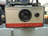 Vtg Polaroid Automatic 104 Film Land Camera Good Bellows Shutter Works!