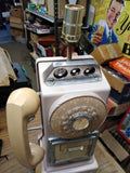 Vtg Automatic Electric Company Rotary Dial Pay Telephone Lamp 3 Coin Slot Works!