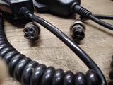 Vtg 2 Piece Cobra CA 73 & Galaxy CB Radio Hand Held 4 Pin Microphone Lot