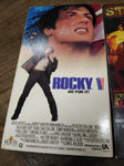 Vtg 2 Pc VHS Movie Tape Lot Rocky V 1990 Stallone First Blood 1982