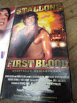 Vtg 2 Pc VHS Movie Tape Lot Rocky V 1990 Stallone First Blood 1982