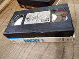 Vtg 2 Pc VHS Movie Tape Lot Rocky V 1990 Stallone First Blood 1982