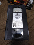Vtg 2 Pc VHS Movie Tape Lot Rocky V 1990 Stallone First Blood 1982