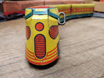 Vtg Mechanicraft Limited Streamlined Metal Wind Up Train w/2 Cars Track Orig Box