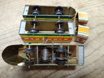 Vtg Mechanicraft Limited Streamlined Metal Wind Up Train w/2 Cars Track Orig Box
