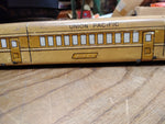 Vtg Marx Union Pacific M10003 Streamlined Metal Wind Up US Mail Train Dining Car
