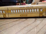Vtg Marx Union Pacific M10003 Streamlined Metal Wind Up US Mail Train Dining Car