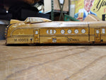 Vtg Marx Union Pacific M10003 Streamlined Metal Wind Up US Mail Train Dining Car