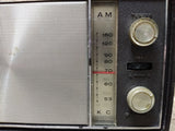 Vtg JC Penney Co 7 Transistor AM Portable Radio Model No 1642 Works Good!