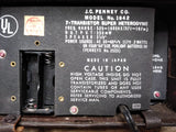 Vtg JC Penney Co 7 Transistor AM Portable Radio Model No 1642 Works Good!