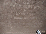 Vtg JC Penney Co 7 Transistor AM Portable Radio Model No 1642 Works Good!