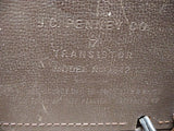 Vtg JC Penney Co 7 Transistor AM Portable Radio Model No 1642 Works Good!